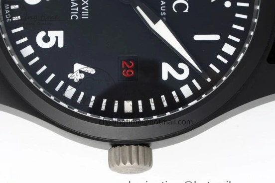 MIROTIME 0207 Top Gun Pilot Mark XVIII Limited “SFTI” M+F 1:1 Best Edition Black Dial on Green Nylon Strap A WaterResistant 7064